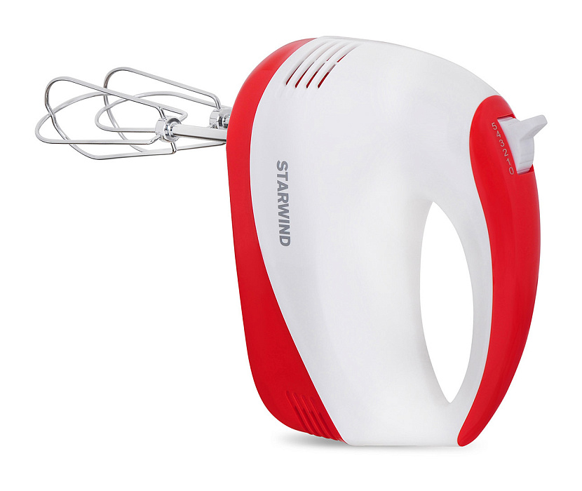 Миксер ручной Starwind SHM-251 250Вт (White/Coral) купить в интернет-магазине icover