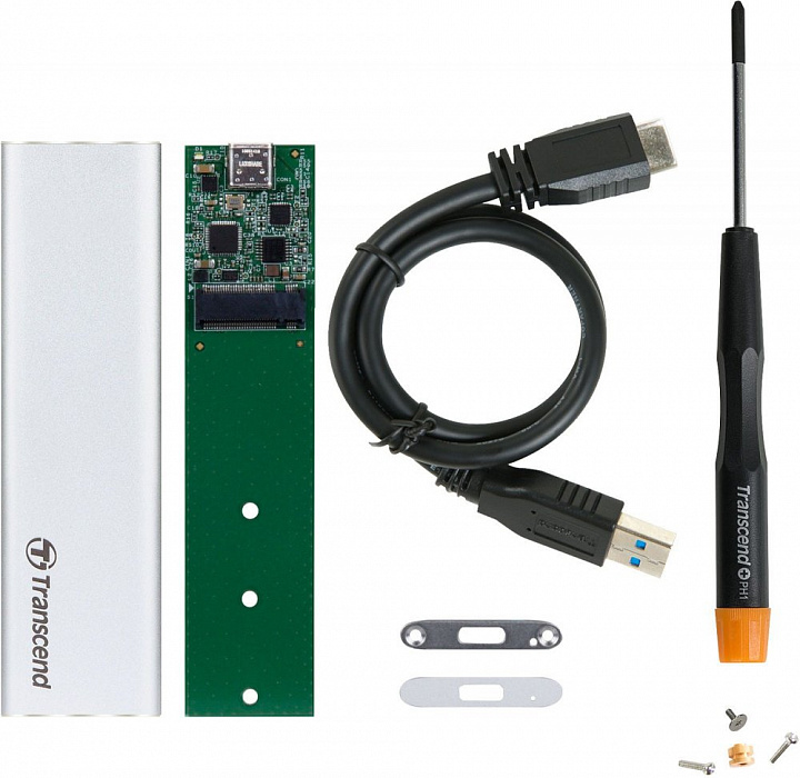 Внешний корпус Transcend CM80 для M.2 SSD (Silver) купить в интернет-магазине icover