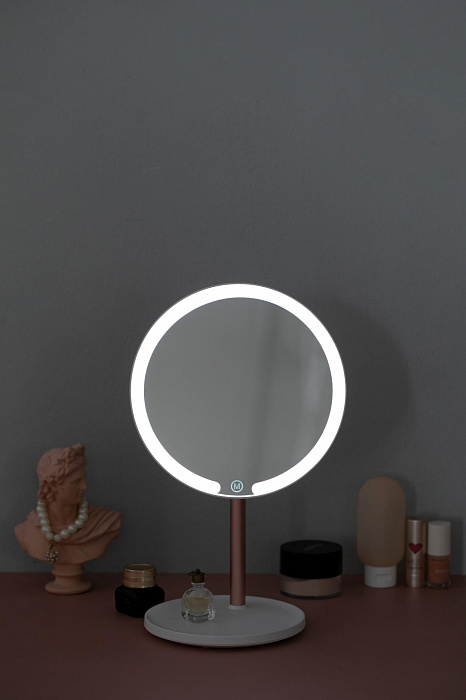 Косметическое зеркало Jordan & Judy Round multi-purpose NV532 (White/Pink) купить в интернет-магазине icover