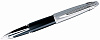 Waterman Edson Fountain pen M (S0756480) - перьевая ручка с черными/синими чернилами (Diamond Black) купить в интернет-магазине icover