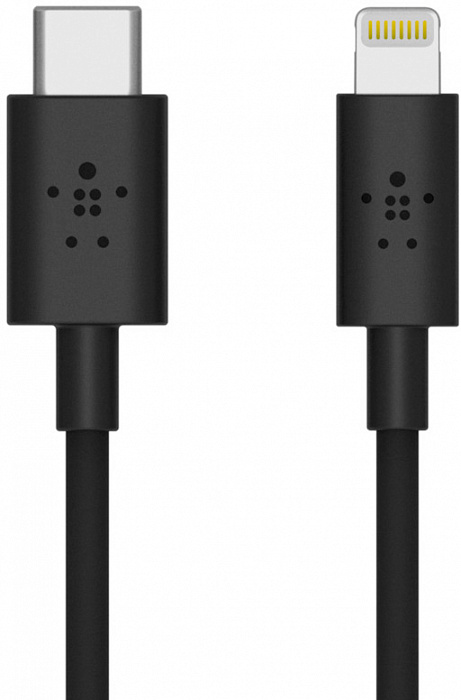 Кабель для iPod, iPhone, iPad Belkin Boost Charge USB-C/Lightning 1.2m F8J239bt04-BLK (Black) купить в интернет-магазине icover