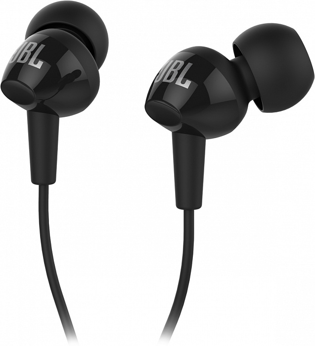 Внутриканальные наушники с микрофоном JBL C100SI JBLC100SIUBLK (Black) купить в интернет-магазине icover