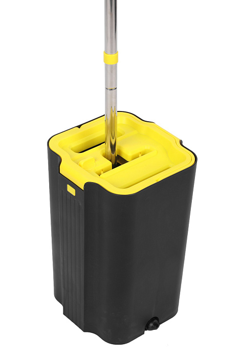 Швабра и ведро Ridberg Premium Plus 2mop (Black/Yellow) купить в интернет-магазине icover