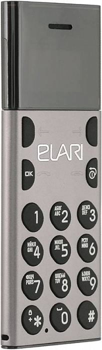 Телефон Elari NanoPhone (Silver) купить в интернет-магазине icover