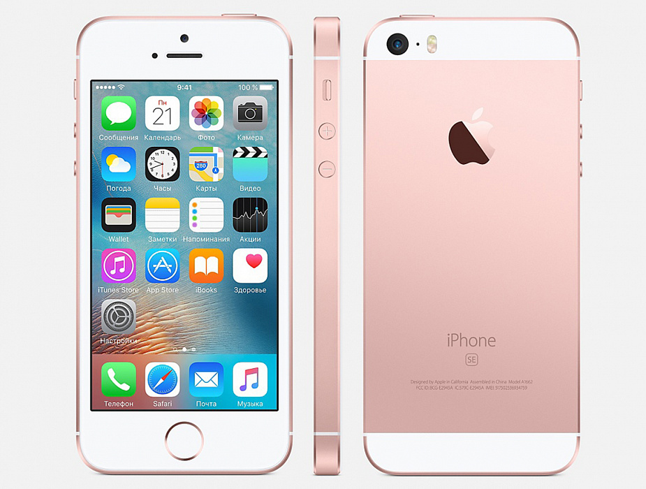 Смартфон Apple iPhone SE 16Gb 4 (Rose gold) купить в интернет-магазине icover