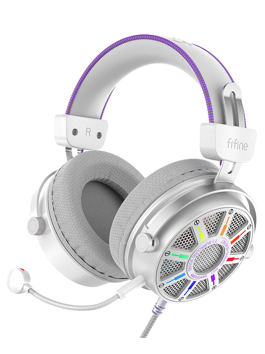 Игровые наушники Fifine H19 Gaming Headsets (White) купить в интернет-магазине icover