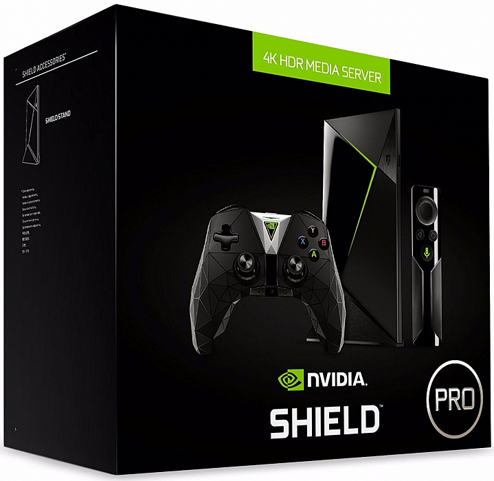 Nvidia Shield TV PRO (945-12571-2505-010) - медиаплеер (Black) купить в интернет-магазине icover