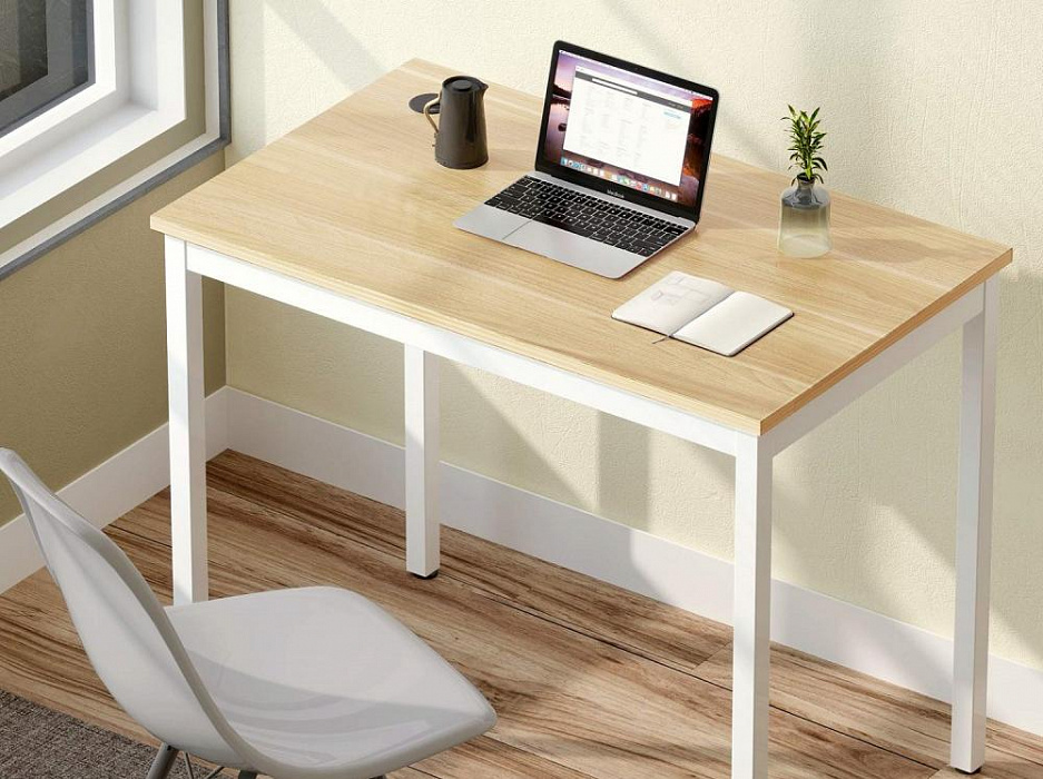 Письменный стол для компьютера Eureka Ergonomic ERK-D04-EW (Embossed Wood) купить в интернет-магазине icover