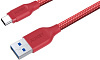 Кабель Aukey Braided Nylon (CB-AC1) USB-C to USB-A 3.1 1.2m (Red) купить в интернет-магазине icover