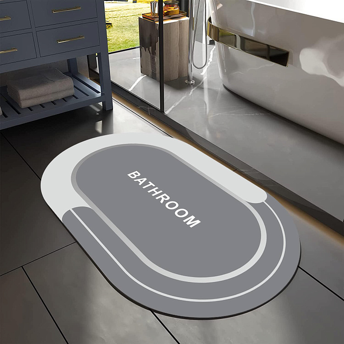 Коврик для ванной Ridberg PP 50*80 см (Grey) купить в интернет-магазине icover