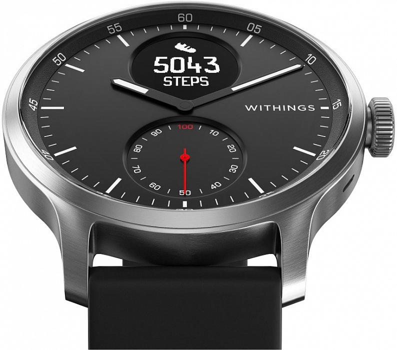 Умные часы Withings ScanWatch 38mm (Black) купить в интернет-магазине icover