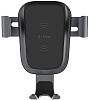 Автомобильный держатель Zikko Wireless Charger Gravity Car Stand (ASC100) с функцией беспроводной зарядки (Black) купить в интернет-магазине icover