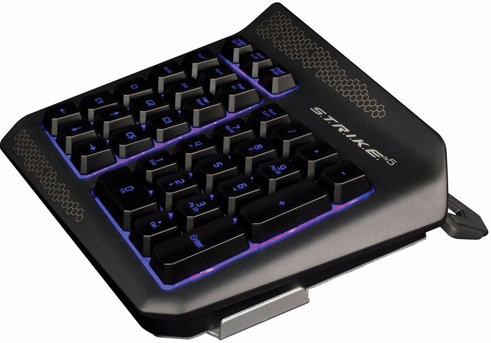 Mad Catz S.T.R.I.K.E.5 (MCB43108R002/02/1) - игровая клавиатура (Black) купить в интернет-магазине icover