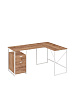 Стол письменный лофт RIDBERG NEVADA  (Oak/White) купить в интернет-магазине icover