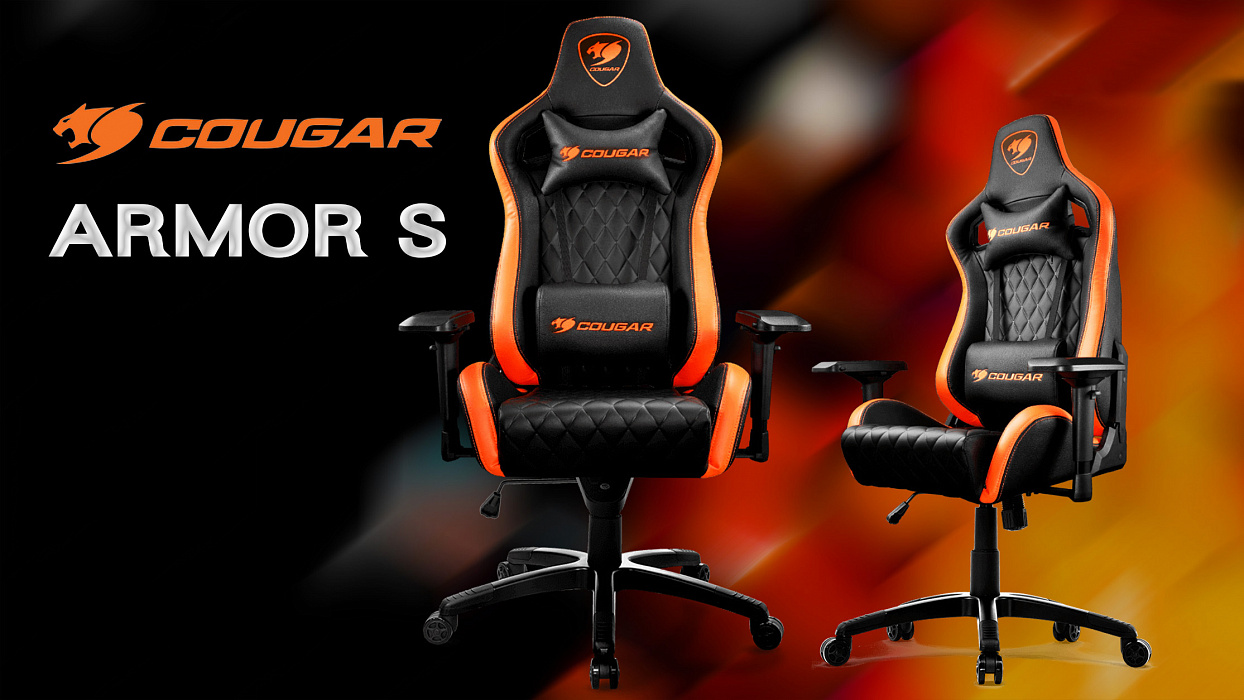 Игровое кресло Cougar Armor S (Black) купить в интернет-магазине icover