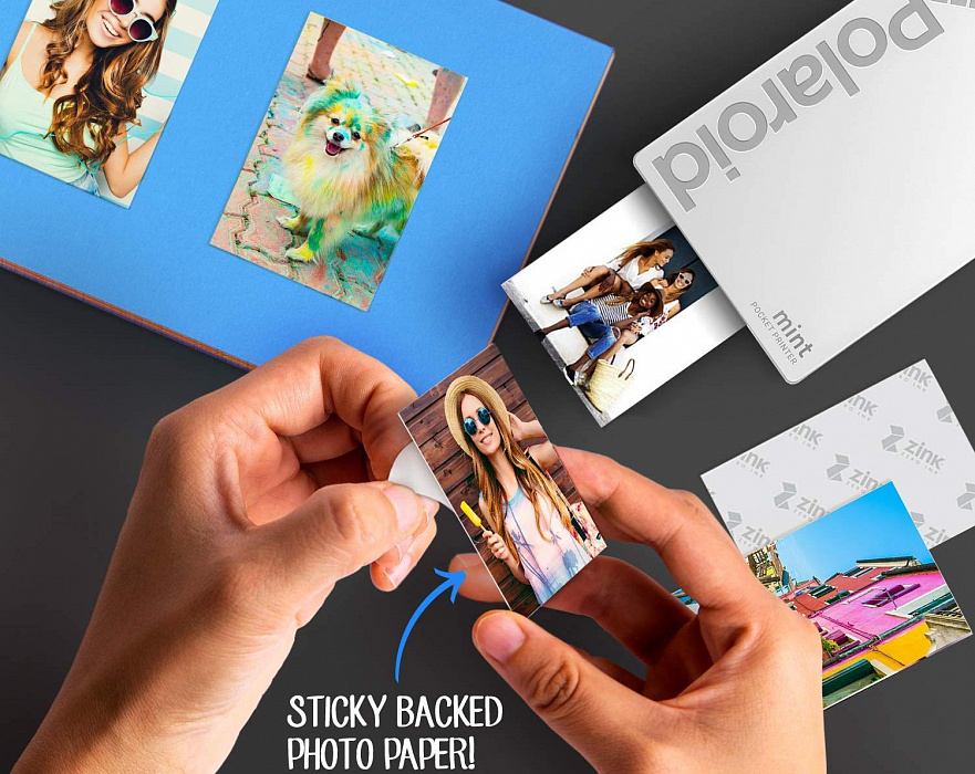 Портативный принтер Polaroid Mint (White) купить в интернет-магазине icover