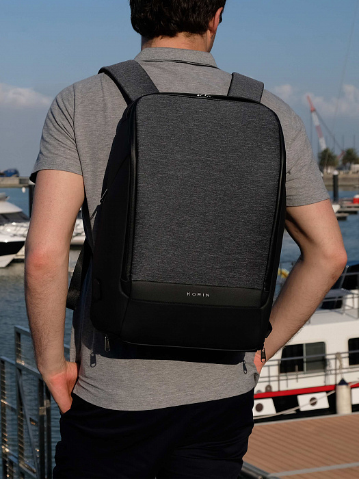 Рюкзак Korin FlexPack Pro (680491676986) для ноутбука 15.6" (Grey) купить в интернет-магазине icover