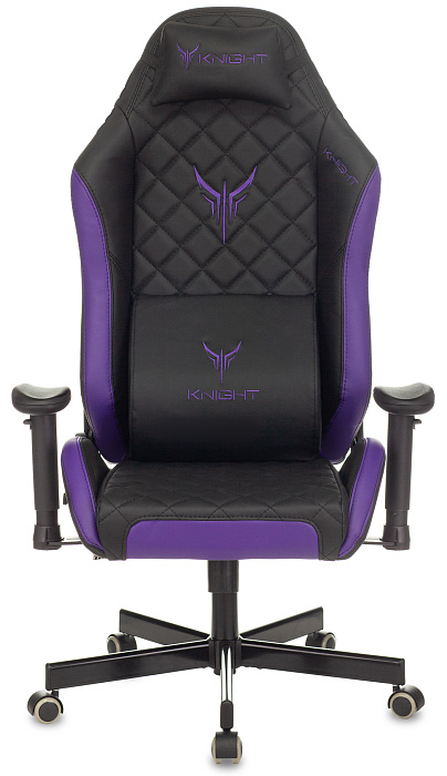 Игровое кресло Бюрократ Knight EXPLORE (Black/Purple) купить в интернет-магазине icover