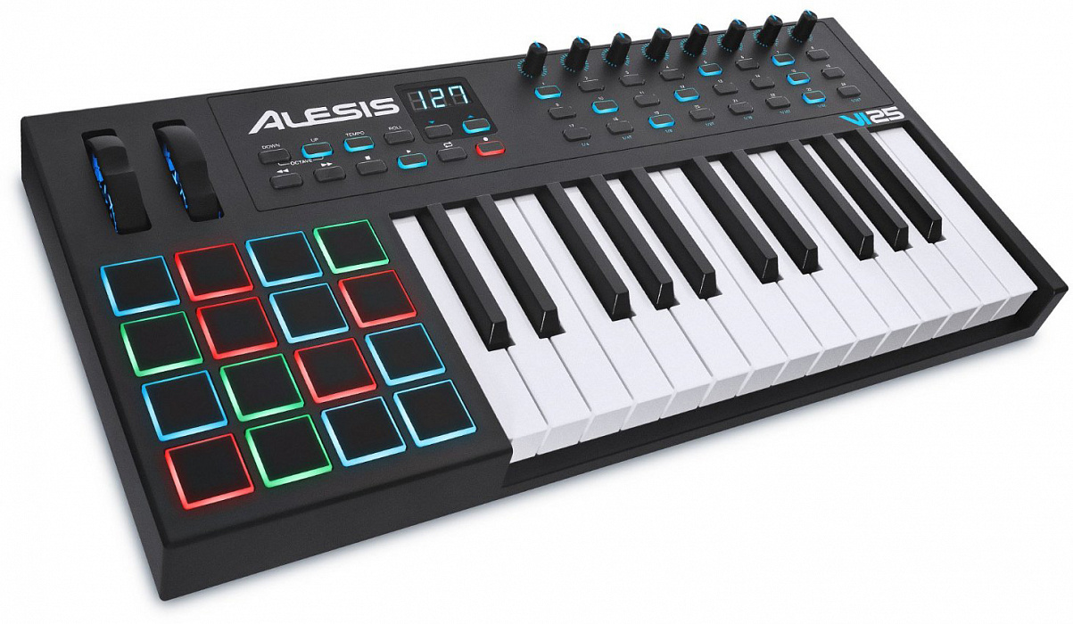 Миди-клавиатура Alesis VI25 (Black) купить в интернет-магазине icover