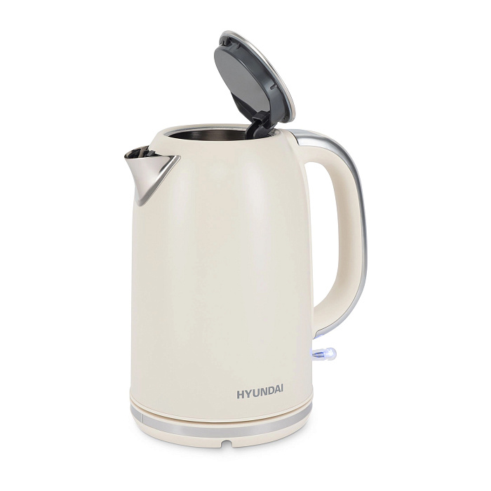 Чайник электрический Hyundai HYK-S9900 1.7л 2200Вт (Milky/Silver) купить в интернет-магазине icover