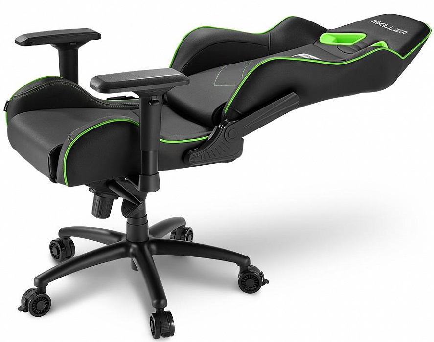 Игровое кресло Sharkoon Skiller SGS3 (Black/Green) купить в интернет-магазине icover
