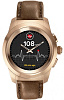 Смарт-часы MyKronoz ZeTime Premium Regular (Gold/Brown) купить в интернет-магазине icover