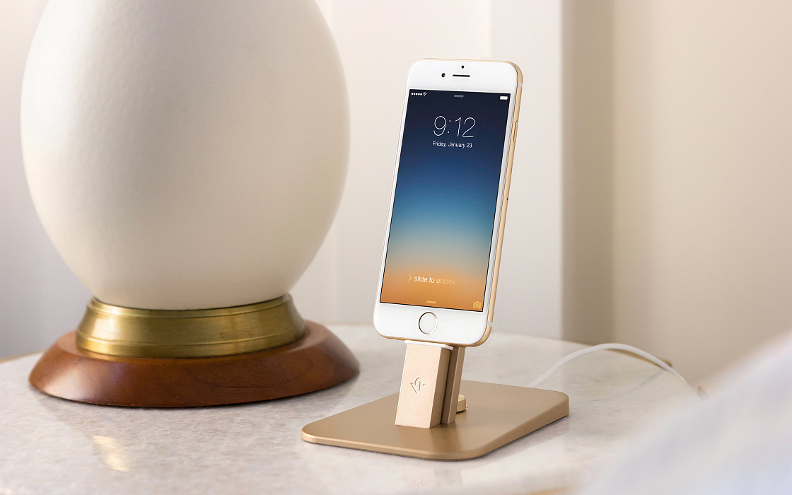 Универсальная док-станция Twelve South HiRise Deluxe (Gold) купить в интернет-магазине icover