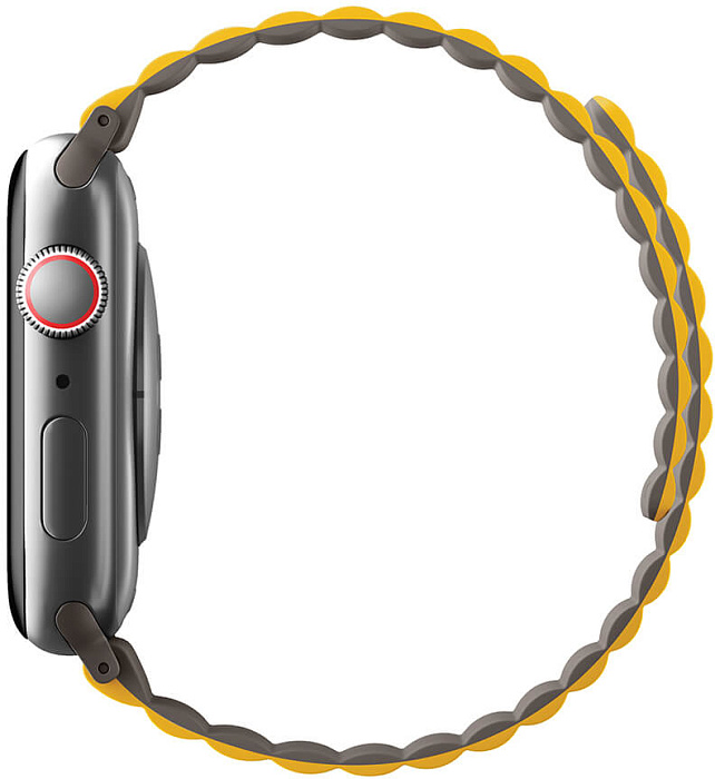 Ремешок Uniq Revix reversible Magnetic (45MM-REVMUSKAK) для Apple Watch 42/44/45 mm (Mustard/Khaki) купить в интернет-магазине icover