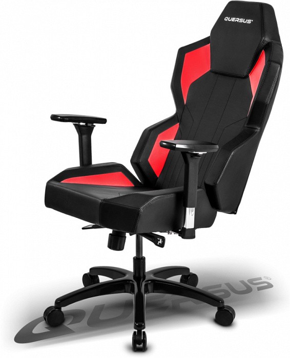 Игровое кресло Quersus Geos G702/XR (Black/Red) купить в интернет-магазине icover