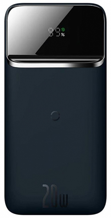 Внешний аккумулятор Baseus Magnetic Wireless Charging 10000mAh PPMT-03 (Blue) купить в интернет-магазине icover
