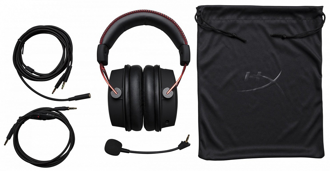 Игровые наушники Kingston HyperX Cloud Alpha (Black/Red) купить в интернет-магазине icover