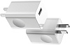 Зарядное устройство Baseus Travel Wall Charger американская вилка (White) купить в интернет-магазине icover