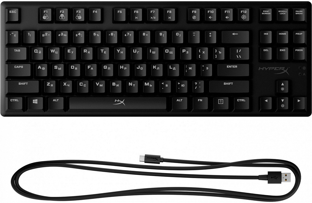 Игровая клавиатура HyperX Alloy Origins Core Blue switches USB RGB (HX-KB7BLX-RU) купить в интернет-магазине icover