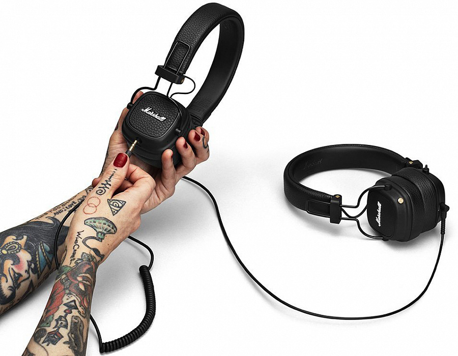 Наушники Marshall Major III Bluetooth (Black) купить в интернет-магазине icover