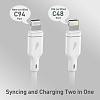 Кабель для iPod, iPhone, iPad Momax Zero DL36 USB-C/Lightning 1.2m (White) купить в интернет-магазине icover