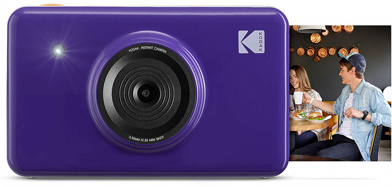 Фотоаппарат моментальной печати Kodak Mini Shot (Purple) купить в интернет-магазине icover