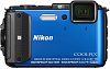 Фотоаппарат Nikon Coolpix AW130 (Blue) купить в интернет-магазине icover