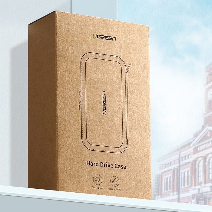 Органайзер Ugreen LP128 (50274) Hard Disk & Accessory Multi-functional Storage Bag (Black) купить в интернет-магазине icover