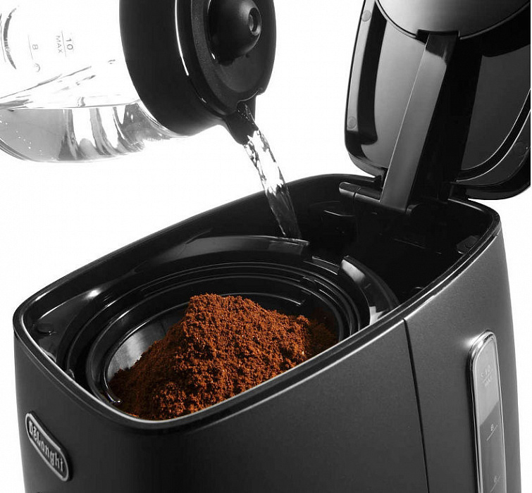 DeLonghi Distinta ICMI 211 - кофеварка капельная (Black) купить в интернет-магазине icover