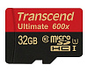 Карта памяти с адаптером Transcend Ultimate micro SDHC 32GB Class 10 (TS32GUSDHC10U1) купить в интернет-магазине icover