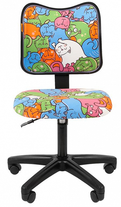 Компьютерное кресло Chairman Kids 102 (Black/Cats) купить в интернет-магазине icover