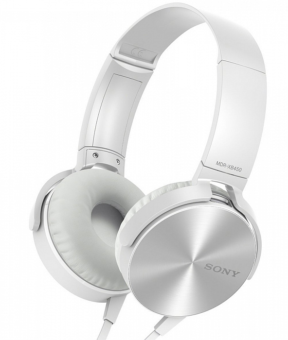 Sony MDR-XB450AP/W - накладные наушники (White) купить в интернет-магазине icover