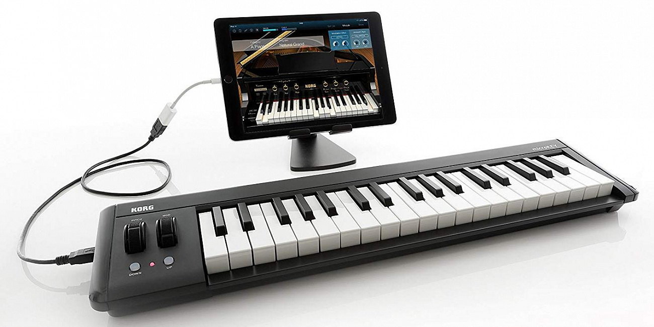 MIDI-клавиатура Korg Microkey2 37 (Black) купить в интернет-магазине icover
