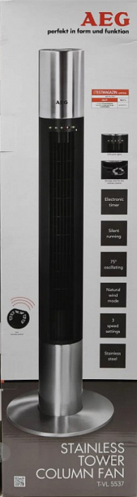 Вентилятор AEG T-VL 5537 inox (Black) купить в интернет-магазине icover