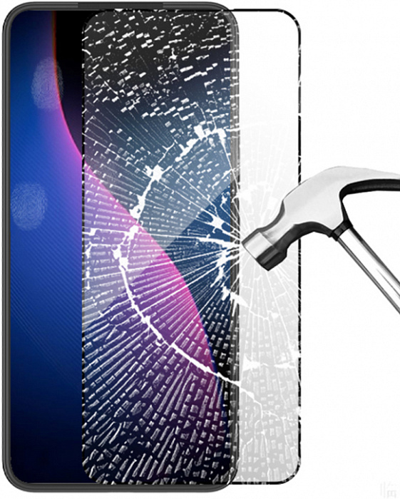Стекло BlueO 2.5D Silk full cover (WB-S22) для Samsung S22 / S23 0.26mm (Black) купить в интернет-магазине icover