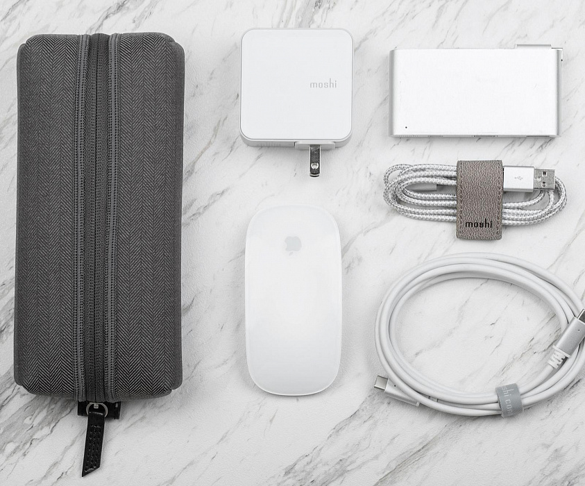 Пенал Moshi Pluma Pouch (Grey) купить в интернет-магазине icover