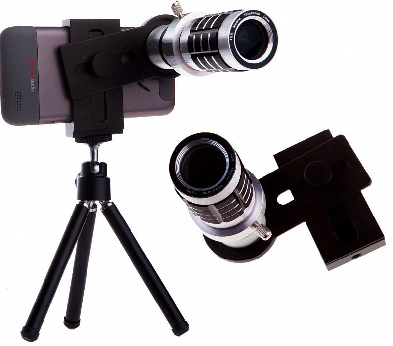 Держатель объективов для смартфонов Yunteng Mobile Lens & Phone Holder (Black) купить в интернет-магазине icover