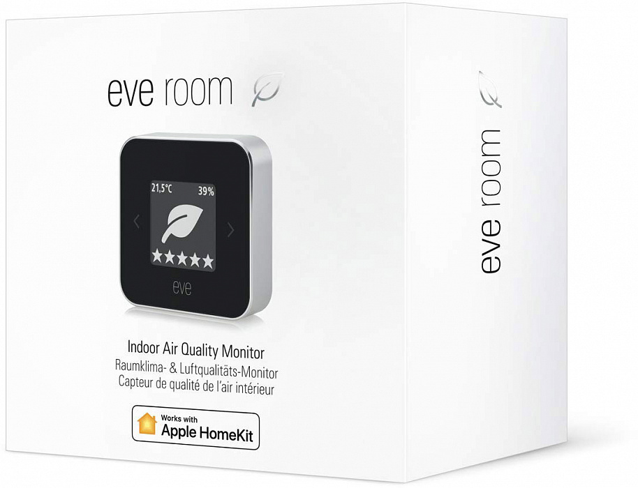 Домашняя метеостанция Elgato Eve Room 2018 10EAM9901 (Silver) купить в интернет-магазине icover