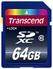 Карта памяти Transcend SD SDXC 64Gb Class 10 (TS64GSDXC10) купить в интернет-магазине icover
