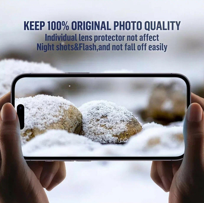 Защитное стекло BlueO Camera PVD Lens для iPhone 13 Pro/13 Pro Max (Black) купить в интернет-магазине icover